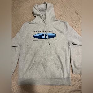 XL grey mens cape cod beachcomber hoodie